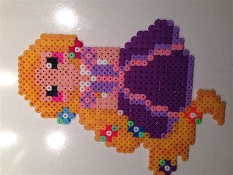 Rapunzel Hama Perler Beads By Blanca Perler Beads Perler Bead Art