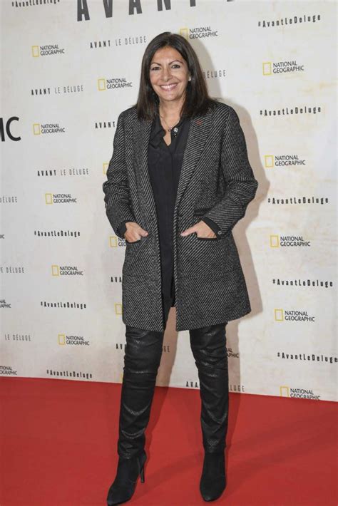 Anne Hidalgo At The Before The Flood Photocall In Paris Celeb Donut