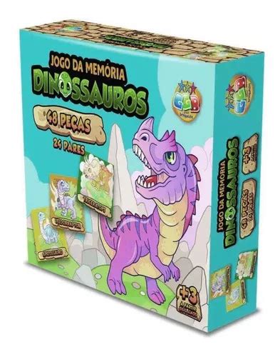 Juego De Memoria Con Dinosaurios Pares Piezas Mercadolibre