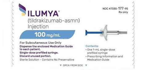 Ilumya Injection - FDA prescribing information, side effects and uses