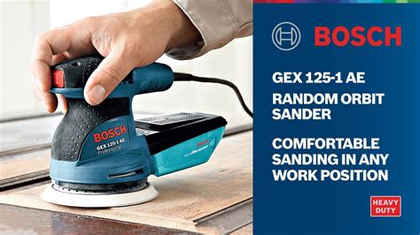 Bosch Gex Ae Professional Random Orbit Sander Youtube