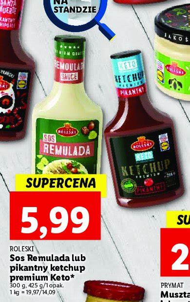 Ketchup Pikantny Roleski Keto Cena Promocje Opinie Sklep Blix Pl