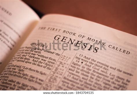 Book Genesis Holy Bible Old Testament Stock Photo 1843704535 | Shutterstock