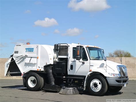 2009 International Tymco 600 Stainless Steel Air Street Sweeper