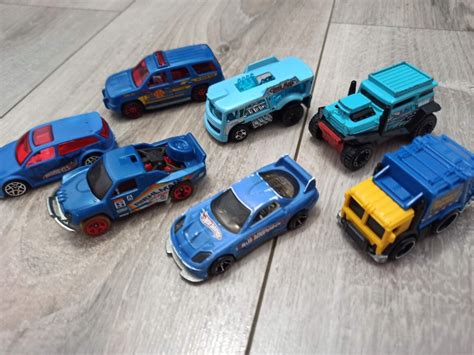 Hot Wheels Autka Pojazdy Niebieskie Zestaw E Szczecin Licytacja Na Allegro Lokalnie