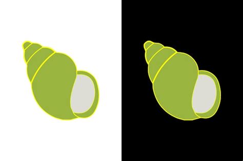 Premium Vector Handdrawn Snail Shell Vector Illustration