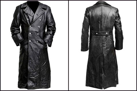 German Ss Leather Trench Coat Tradingbasis