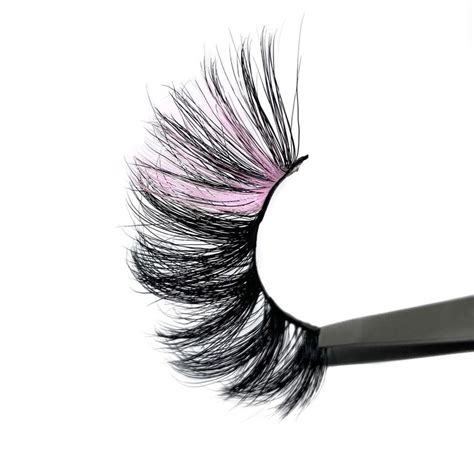 Barbie Pink Color Lashes Strip Eyelashes Mink Lashes Etsy