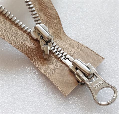 Beige M5 Vintage Zipper 2 Way Divisible Size 5 Ykk 085 Etsy Canada