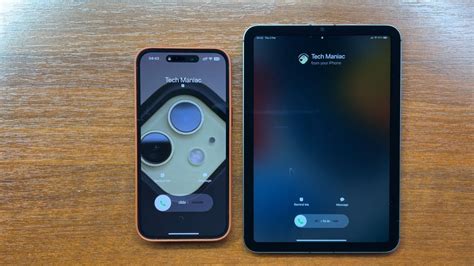 Iphone Pro Max Vs Ipad Mini Incoming Call Using Calls From Iphone