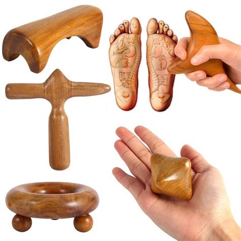 Koupit 5styles Full Body Thai Massage Stick Roller Wood Massager Za