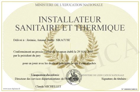 INSTALLATEUR SANITAIRE ET THERMIQUE