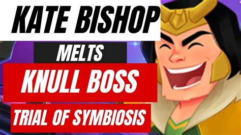 Kate Bishop Literally Melts Knull Boss Trial Of Symbiosis MCOC