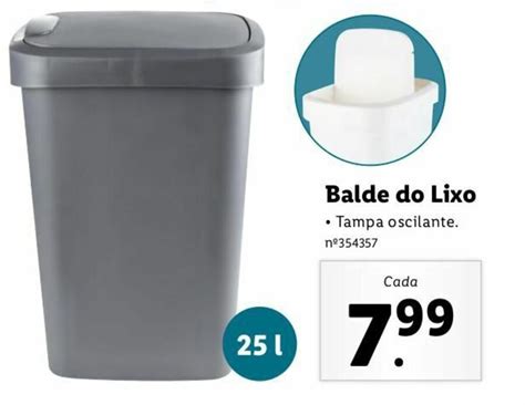 Promoção Balde Do Lixo 25l Em Lidl