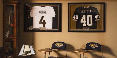 A Purdue Fan Cave Full Of Meaningful Mementos