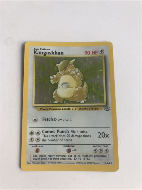 POKEMON 1999 KANGASKHAN JUNGLE SET HOLO FOIL 5 64 EBay