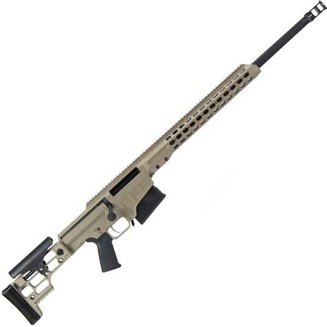 Barrett Mrad Flat Dark Earth Bolt Action Rifle 338 Lapua Magnum For