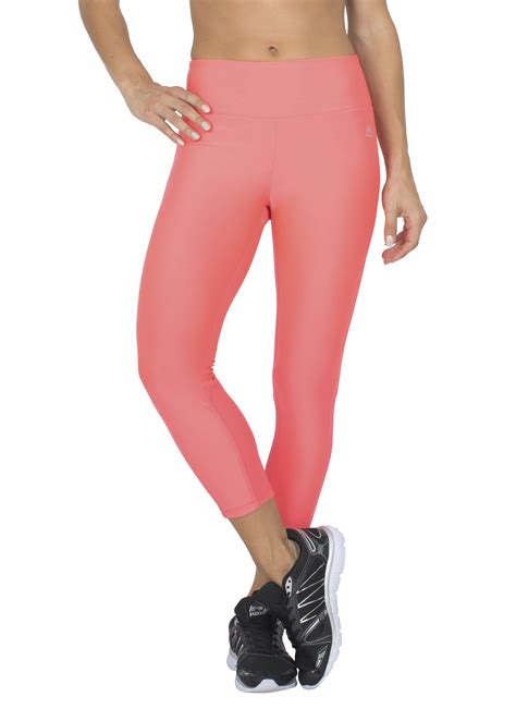 Rbx Active Womens Body Contouring High Waisted Crop Capri Compression