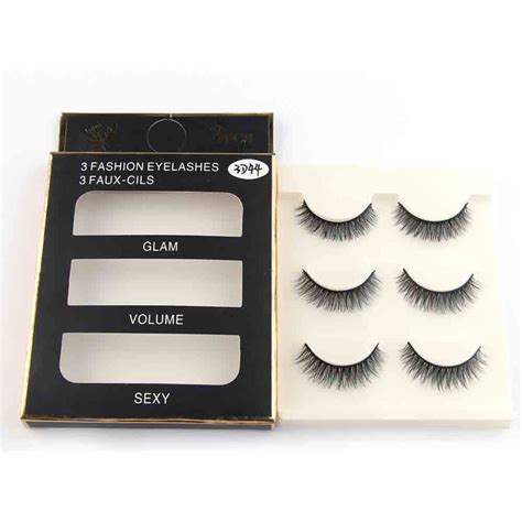 Eyelash Lash Extension Natural 2024 Fluffy Wispy Faux Mink Lashes 1 3d