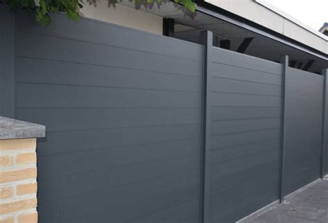Ral 7016 Modern Fence Sample