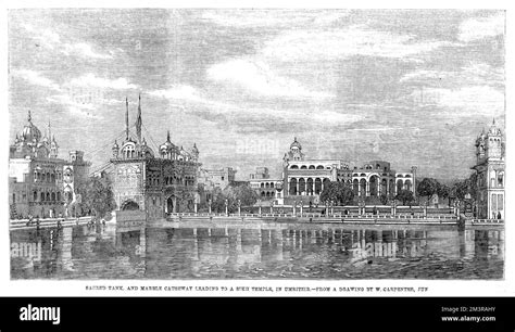 Golden Temple Amritsar Black And White Stock Photos And Images Alamy