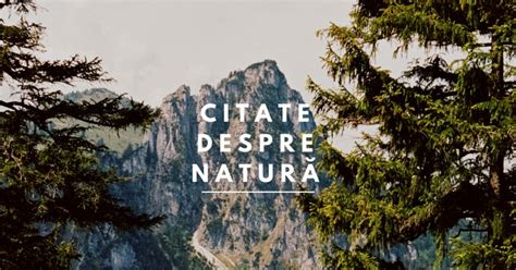 170 Citate despre Natură - colecție completă și actualizată