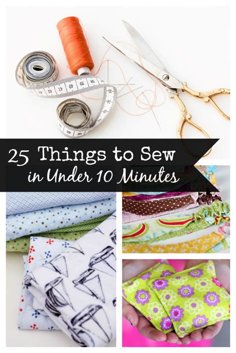 Easy Sewing Projects Things To Sew In Under Minutes