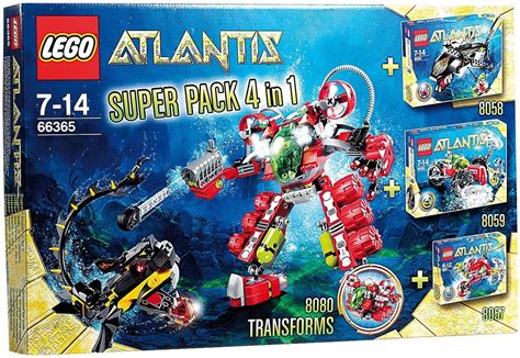 Lego Atlantis 66365 Atlantis 4 In 1 Mattonito