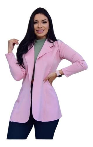 Blazer Casaquinho Feminino Terninho Formal Fornece Parcelamento Sem Juros