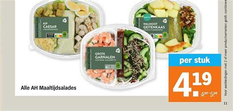 Alle Ah Maaltijdsalades Aanbieding Bij Albert Heijn 1foldersnl