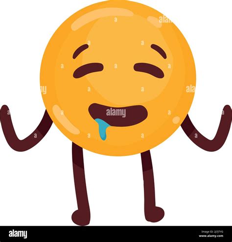 Classic Emoticon Drooling Stock Vector Image And Art Alamy