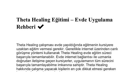 Thetahealingevdenasilyapilir Pdf Docdroid