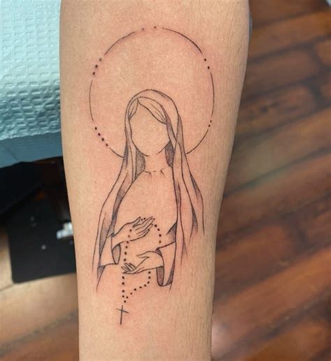 Virgin Mary Forearm Tattoo Ramadhanitkurnia