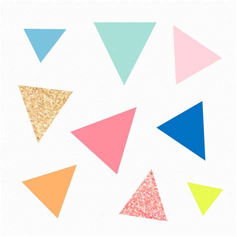 Floating Triangle Png Transparent Triangle Geometric Floating Element