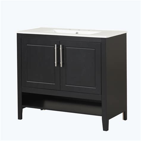 Winston Porter Ilithyia 36 00 Single Bathroom Vanity With Ceramic Top