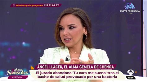 Chenoa Da La última Hora Del Estado De Salud De Àngel Llàcer En Y