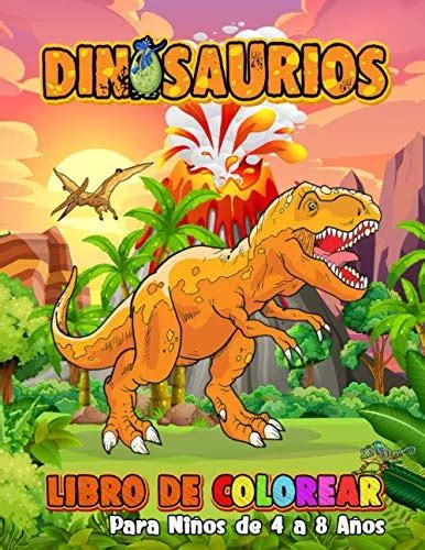 Dinosaurios Libro De Colorear Para Ninos De 4 A 8 Anos Para Meses