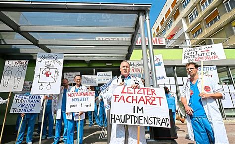 Rzte Der Klinik Ottakring Machten Bei Warnstreik Ihrem Rger Luft