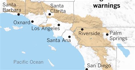 Powerful Santa Ana Winds Could Cause Damage Across Los Angeles Los