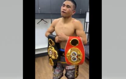 Marlon Tapales Unifies Wba Ibf Super Bantam Titles Philippine News Agency