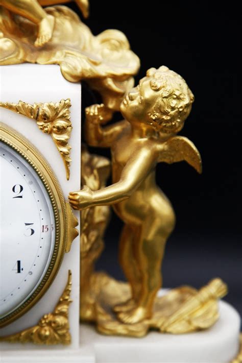 Pendule Napoléon III - Venus Aux Anges - pendules anciennes