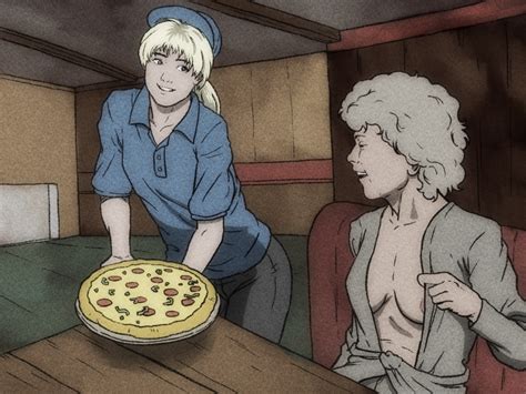 Commission Consuming Pizza By Eccentrix Hentai Foundry