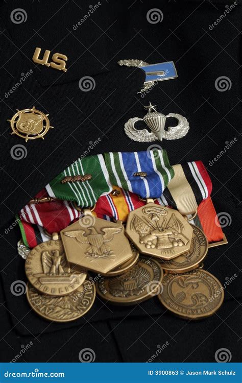 US Army Medals Stock Photos - Image: 3900863