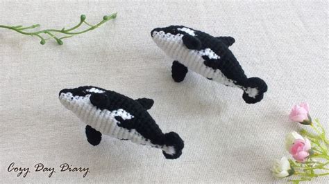 Orca Amigurumi Crochet Pattern แพทเทรนโครเชตปลาวาฬเพชรฆาต