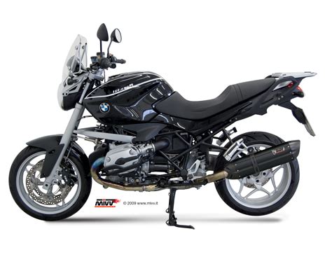 Scarico BMW R 1200 R Mivv Suono Inox Nero B 005 L9 Mivv