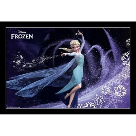 Frozen Elsa Laminated And Framed Poster Print 36 X 24