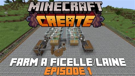 Minecraft Create Ep Farm Automatique De Laine Ficelle Youtube