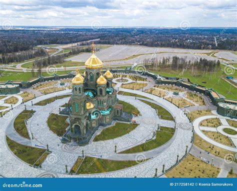 KUBINKA, MOSCOW REGION, RUSSIA - April 28, 2021: Main Church of the ...