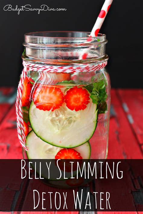 Belly Slimming Detox Water Recipe Budget Savvy Diva