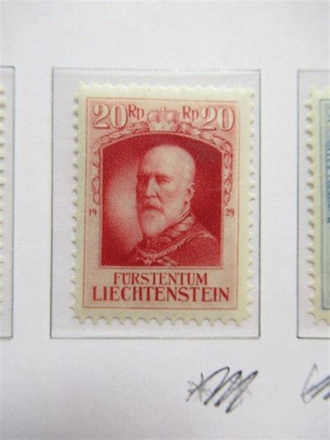 Liechtenstein 1929 1933 Stamp Collection Yvert N90 93 Et 108 116